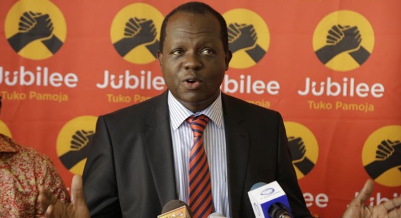 New Jubilee Party Secretary General Raphael Tuju.