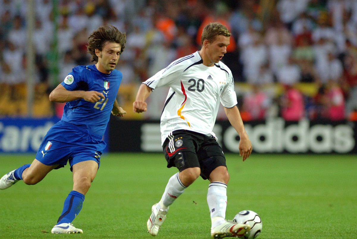Łukasz Podolski na mistrzostwach świata w 2006 r.