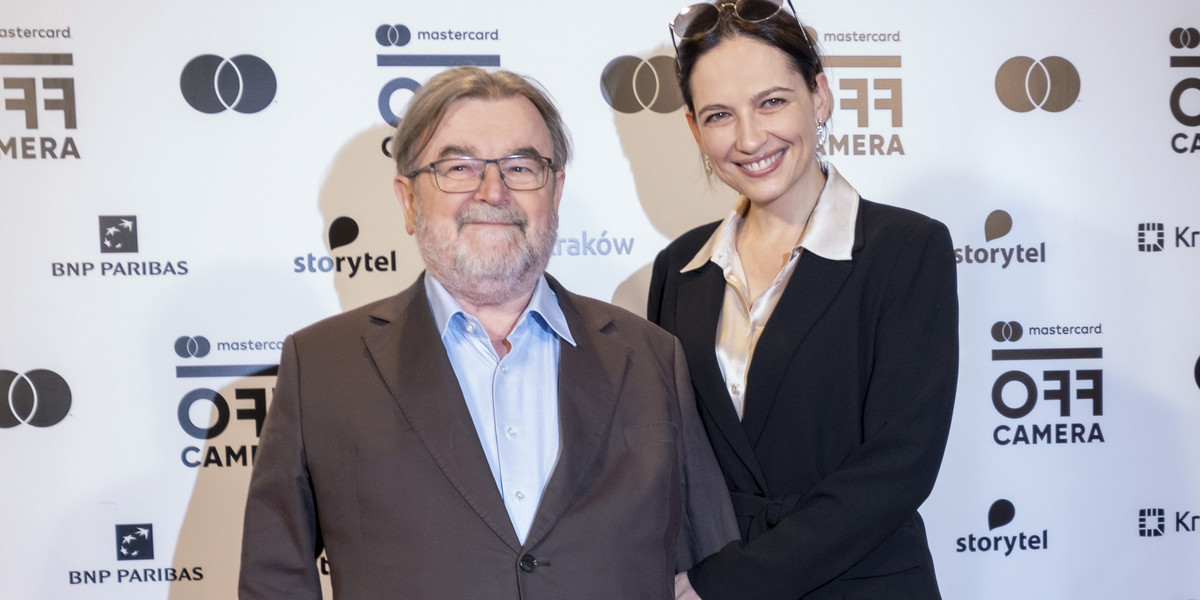 Edward Miszczak i Anna Cieślak na festiwalu filmowym w Krakowie.