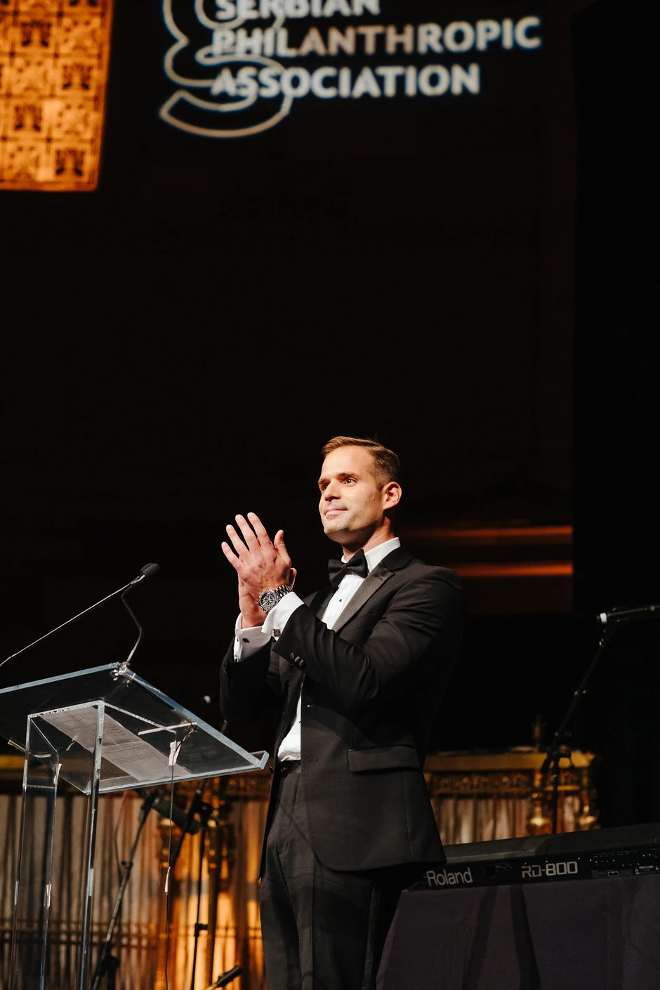 Gostima se zahvalio Igor Mladenović, član odbora Srpskog filantropskog udruenja