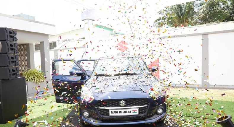 Commissioning ceremony of first locally assembled Suzuki Swift in Ghana