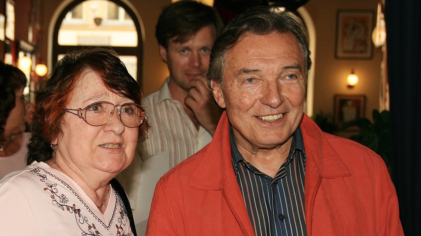 Antonie Zacpalová a Karel Gott. 
