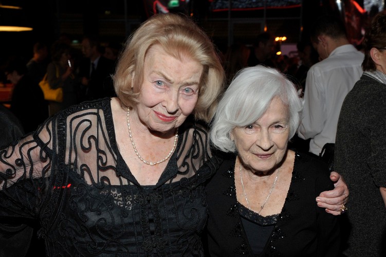 Nina Andrycz i Danuta Szaflarska na premierze filmu 'Jeszcze nie wieczór' w maju 2009 roku