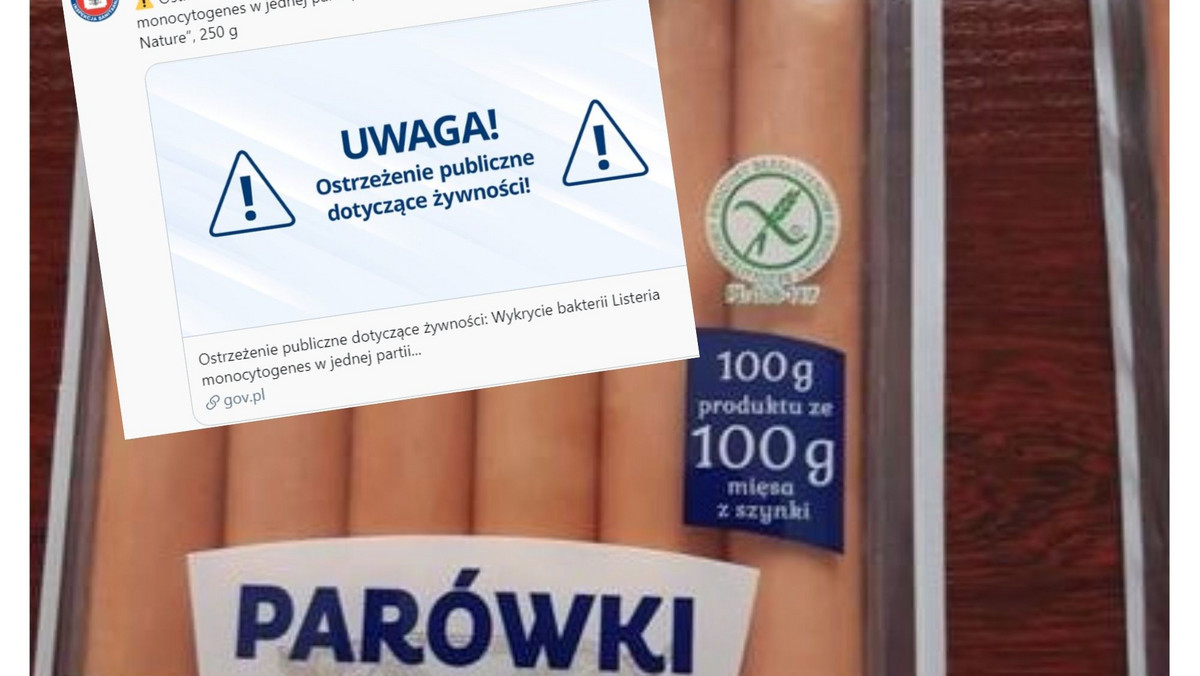 GIS ostrzega przed parówkami z Biedronki. Wykryto groźną bakterię