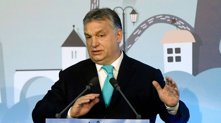 Orbán Viktor a Megyei Jogú Városok Szövetségének 51.közgyűlésén / Fotó: MTI-Koszticsák Szilárd