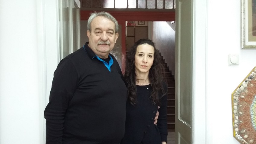 Direktor Mika Stepanović i učiteljica Jelena Igić