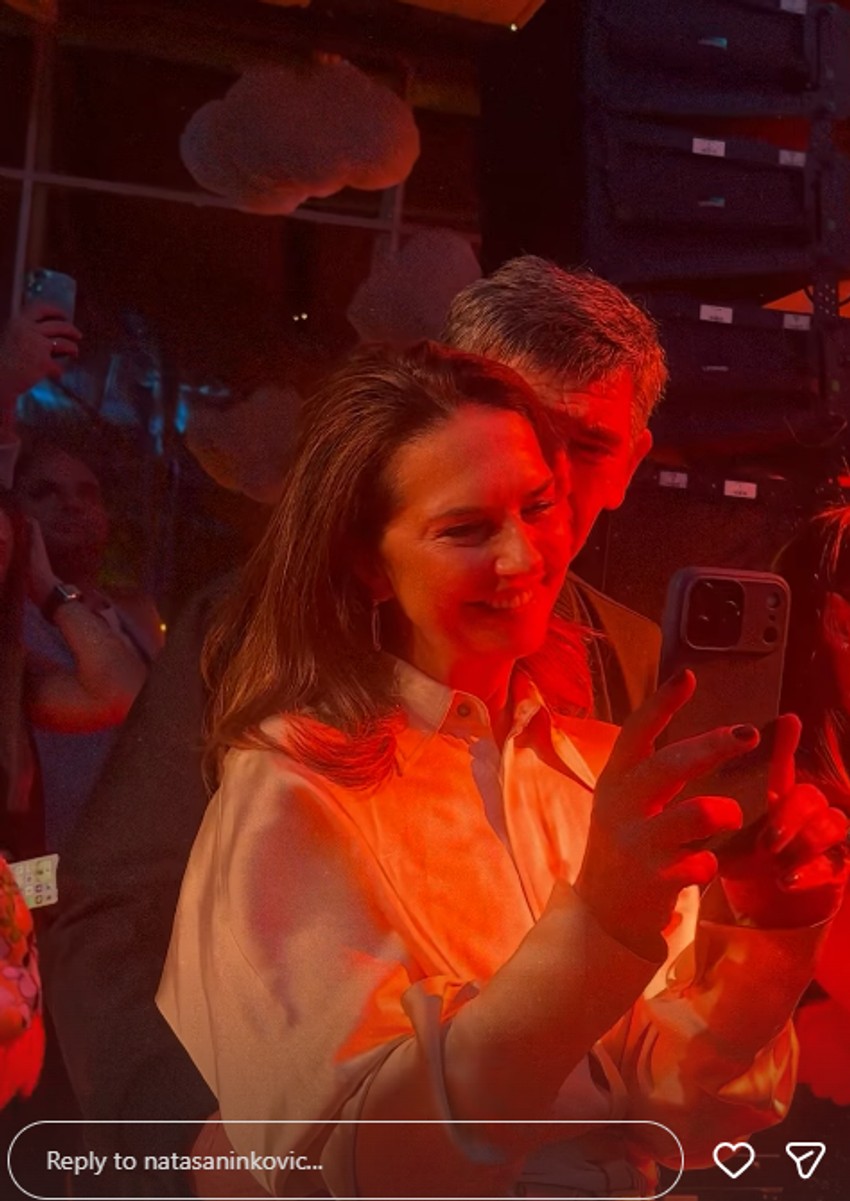 Nataša Ninković sa mužem
