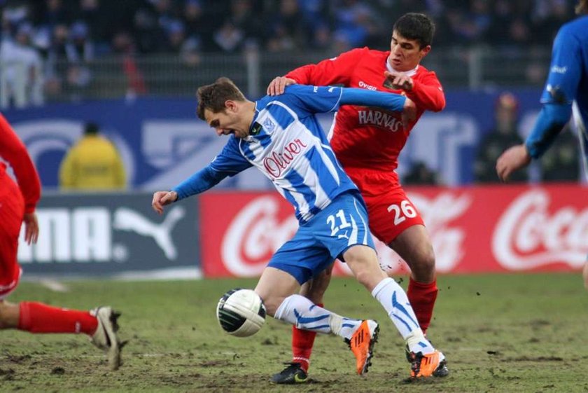 Lech Poznań - Widzew Łódź 1:0 w meczu 16. kolejki ekstraklasy