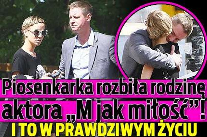 Aktor "M jak miłość" ma romans z piosenkarką! W prawdziwym życiu