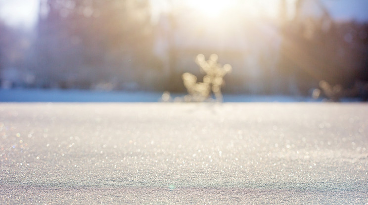 Hatalmas pelyhekben hulla a hó a Normafánál / Fotó: Pixabay