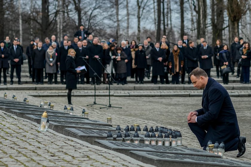 Prezydent Andrzej Duda w Auschwitz