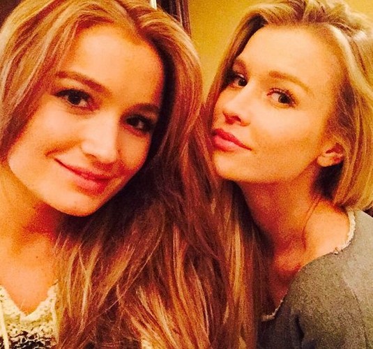 Joanna Krupa z siostrą