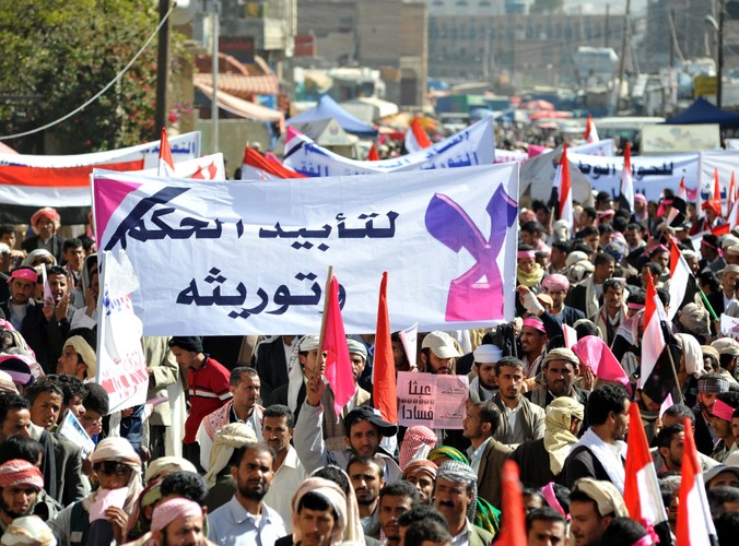 Protest w Jemenie