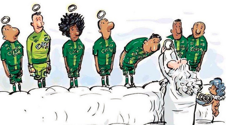 A Chapecoense már fenntről figyeli a focimeccseket / Fotó: Facebook