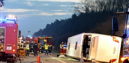 Polacy ranni w wypadku autokaru w Niemczech