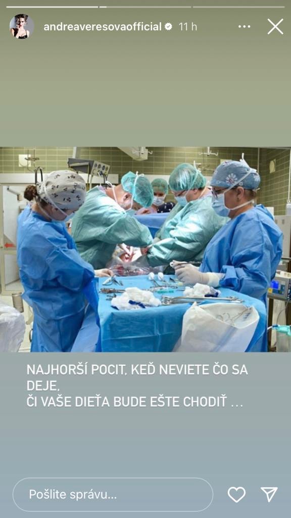 Verešová prežíva obrovský strach o dcéru.