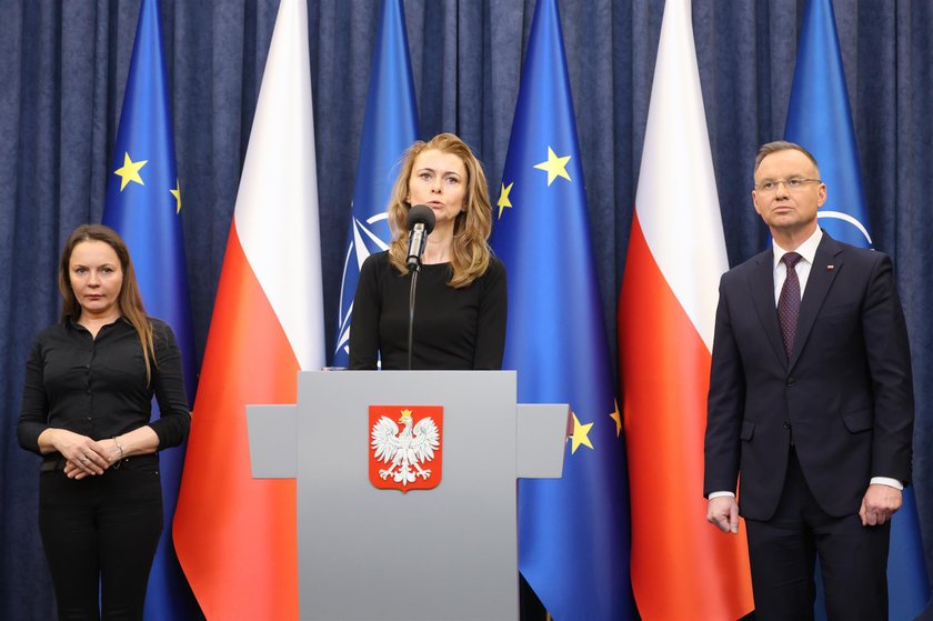 Barbara Kamińska, Roma Wąsik, Andrzej Duda