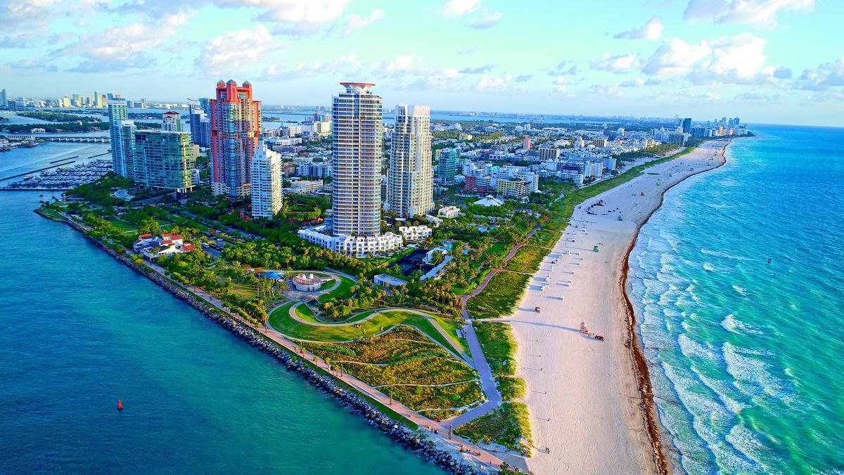 Miami Beach to jedna z najpiękniejszych plaż na Florydzie 
