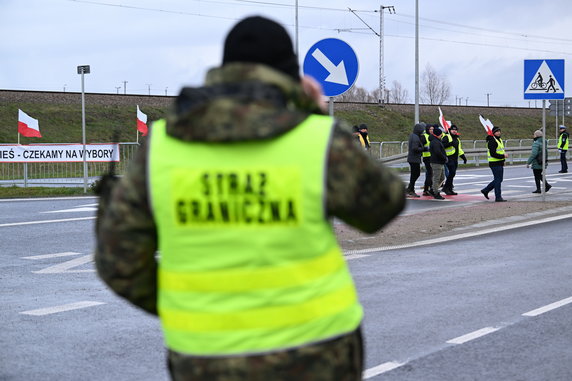 Protest rolników przeciw importowi zboża z Ukrainy