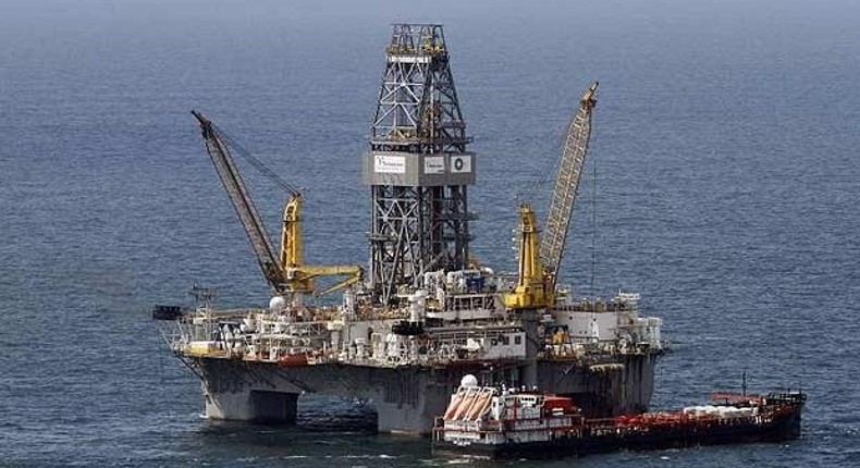 Oil Rig in Ghana