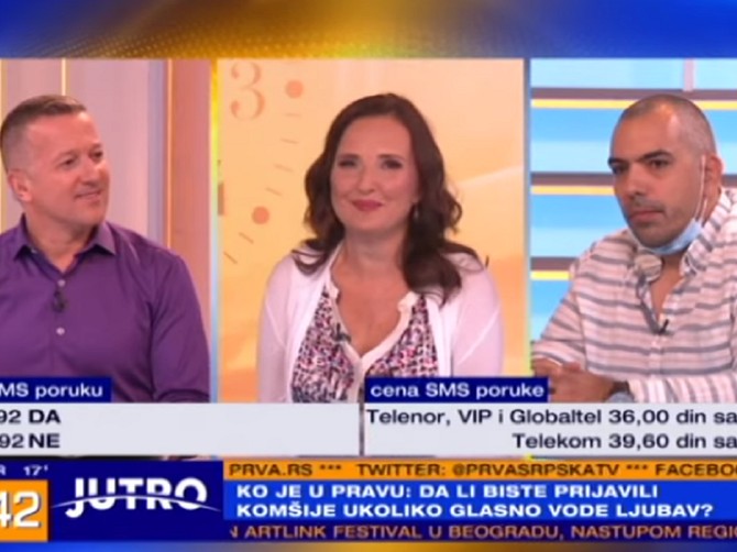  Gordana Nikić i Nenad Ristić  u razgovoru sa Srđanom Predojevićem o objavi o kojoj priča region
