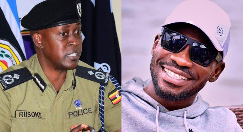 ACP Rusoke Kituuma and Bobi Wine