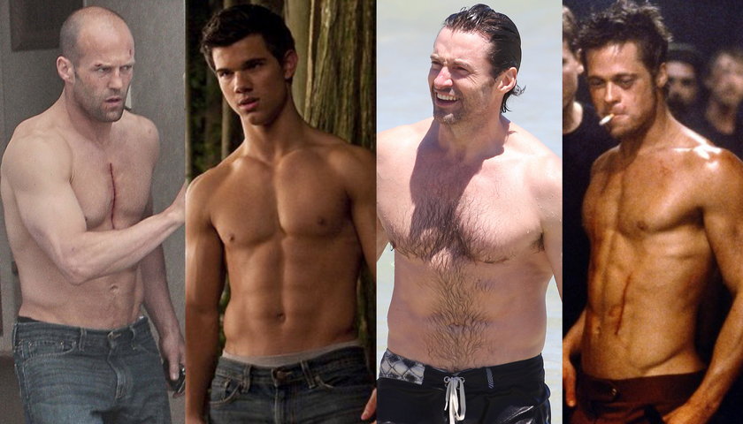 Jason Statham, Taylor Lautner, Hugh Jackman, Brad Pitt
