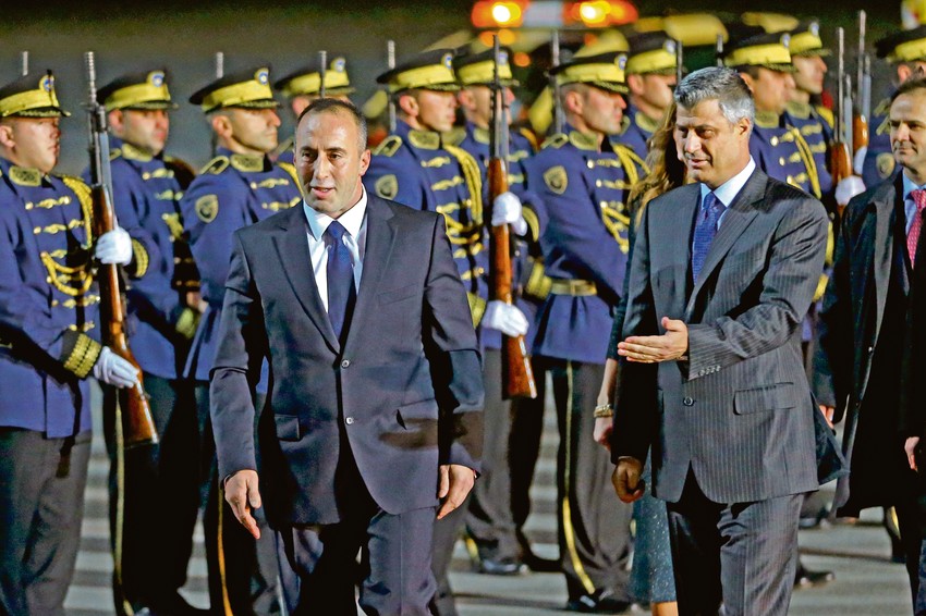 Ramuš Haradinaj i Hašim Tači