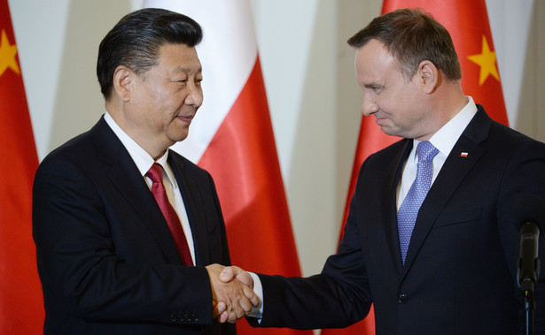 Xi Jinping i Andrzej Duda