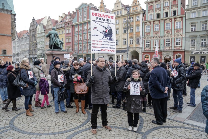 Protest we Wrocławiu