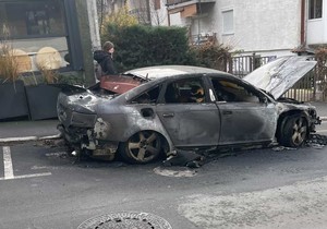 Izgoreo automobil na Ceraku