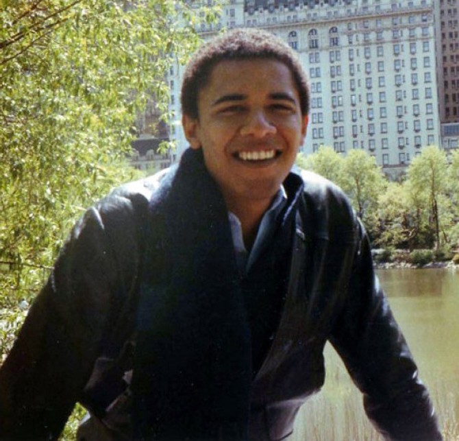 Barak Obama kao student 