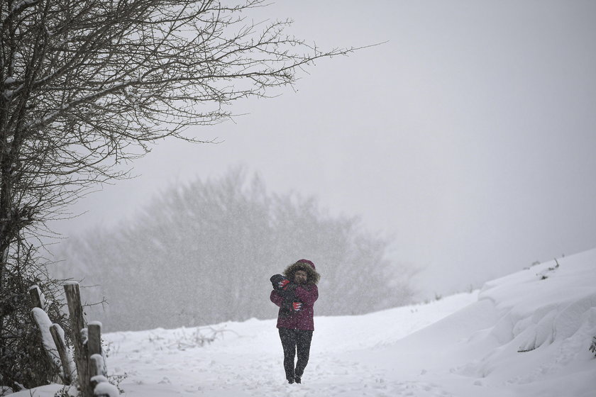 Atak zimy w Hiszpanii. Rekordowe opady śniegu