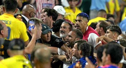 Skandal po półfinale Copa America. Potężna bójka piłkarzy z kibicami [WIDEO]