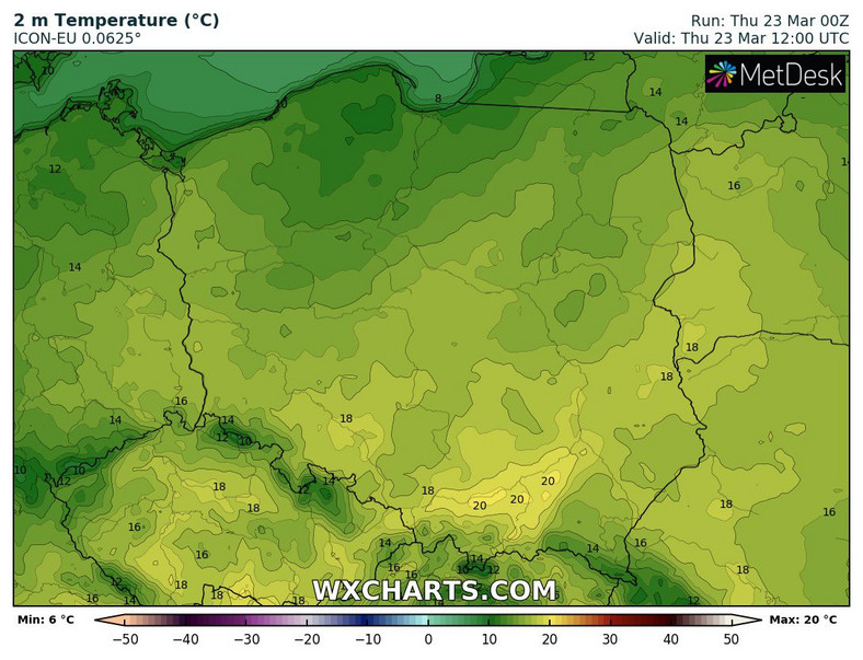 W Małopolsce będzie aż 20-21 st. C!