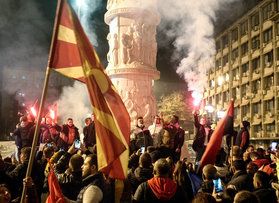 Pristalice VMRO-DPMNE slave pobedu na lokalnim izborima