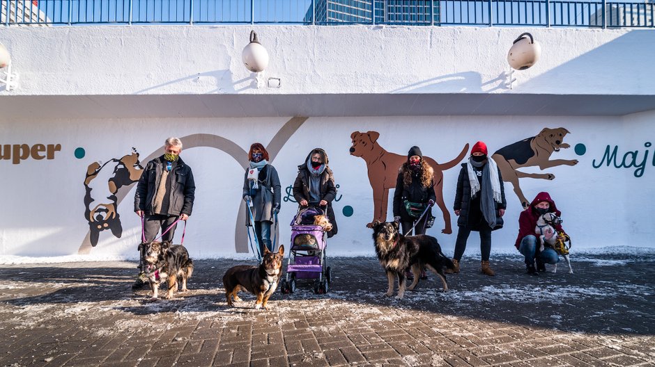 Rasowy Kundel. Charytatywny mural powstał w centrum Warszawy!