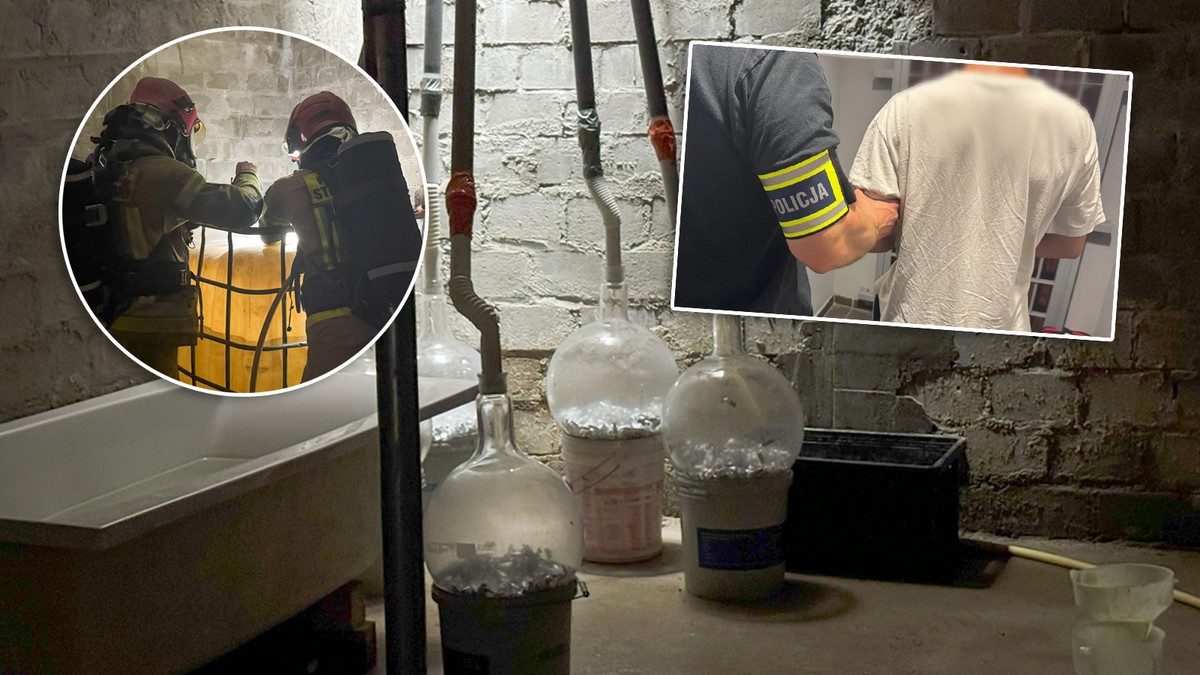 Policja zlikwidowała laboratorium amfetaminy. 180 kg narkotyku o wartości 7 mln zł