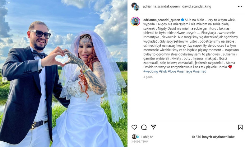 Adrianna Eisenbach  wzięła ślub