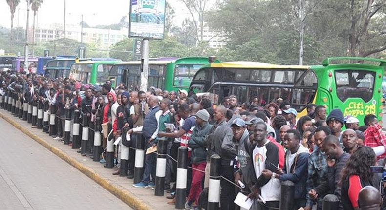 Kenyans queuing to register for Huduma Namba