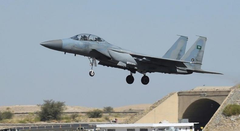 The Saudi-led coalition launched air strikes in 2015 against the Shiite Huthi rebels in Yemen