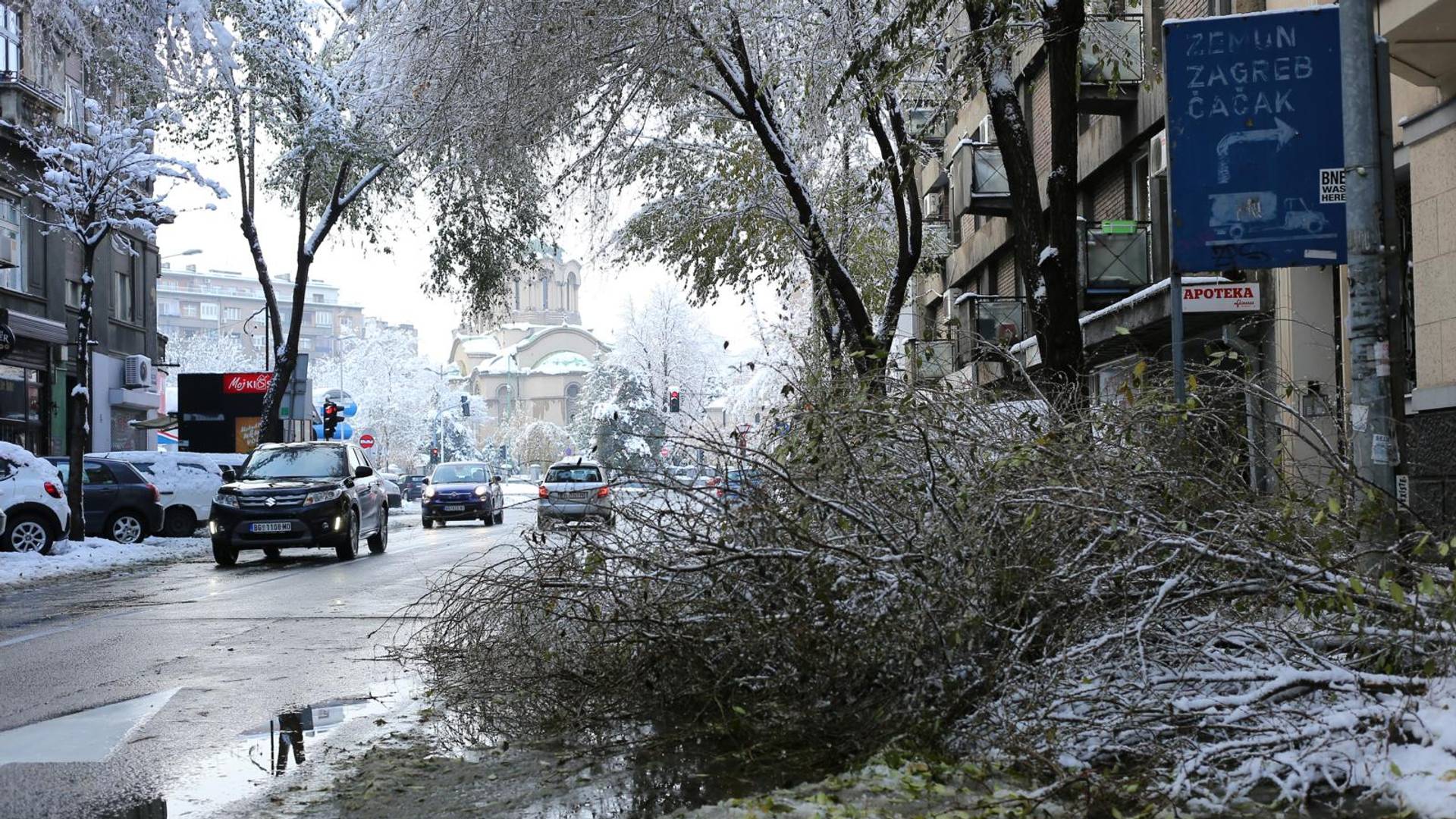 Beograd se ruši pod snegom i spasavaj se ko može