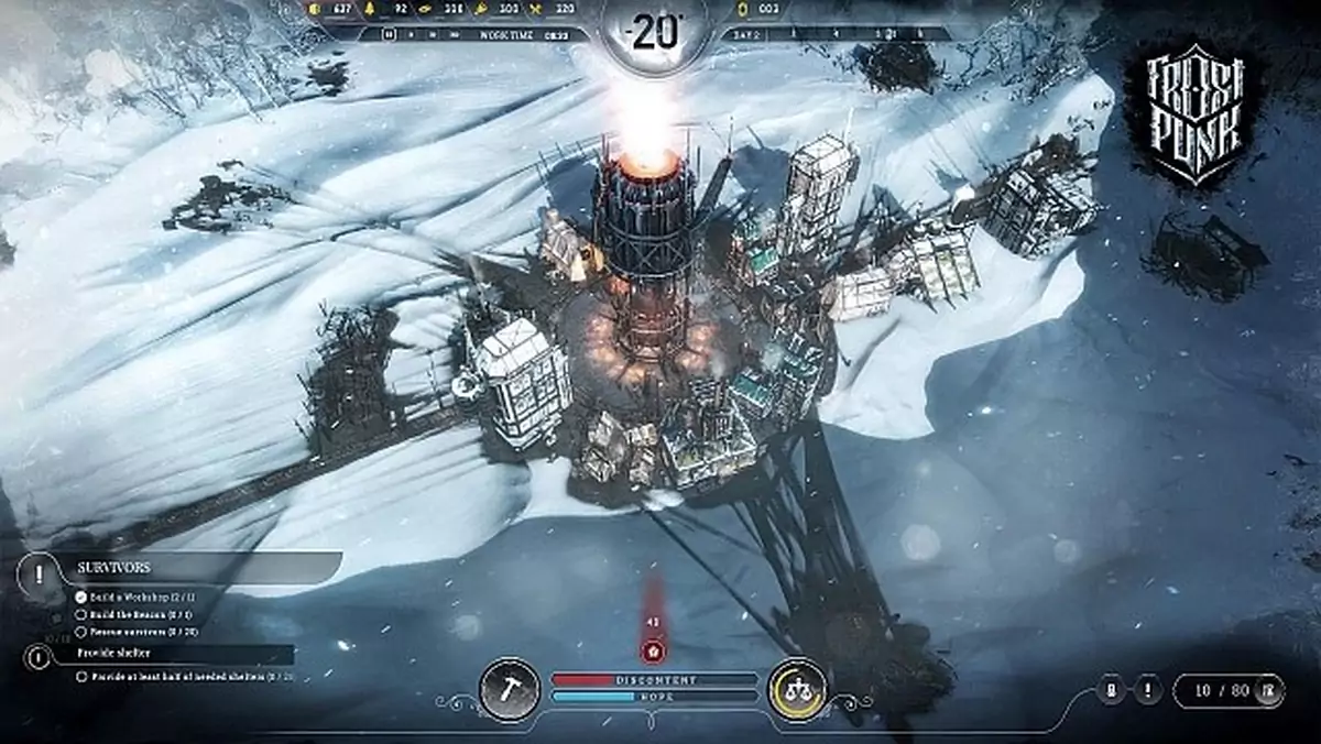 Frostpunk - twórcy chwalą się sprzedażą gry i zapowiadają dodatki