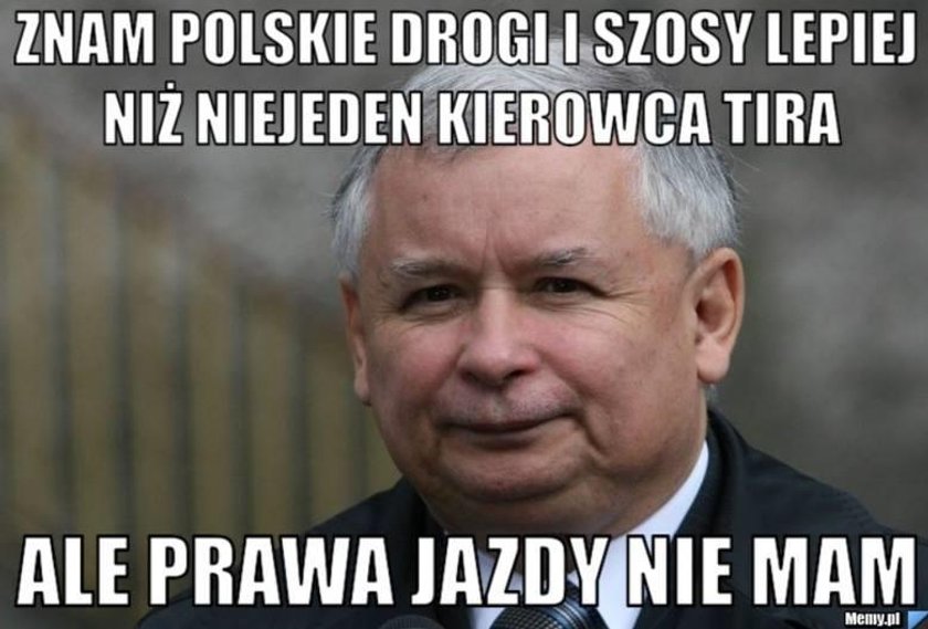 Kaczyński lepszy niż kierowca TIRa?