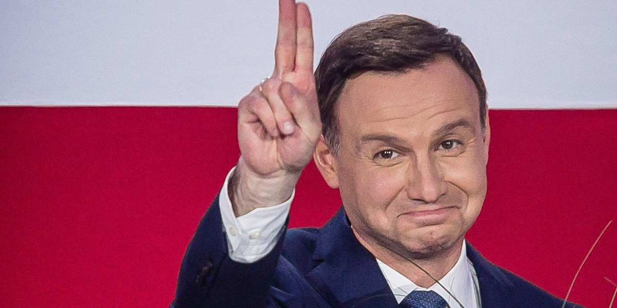 wieczór wyborczy Andrzeja Dudy
