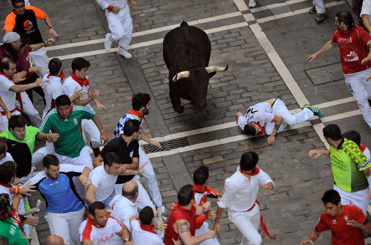 San Fermin - bieg z bykami w Pampelunie