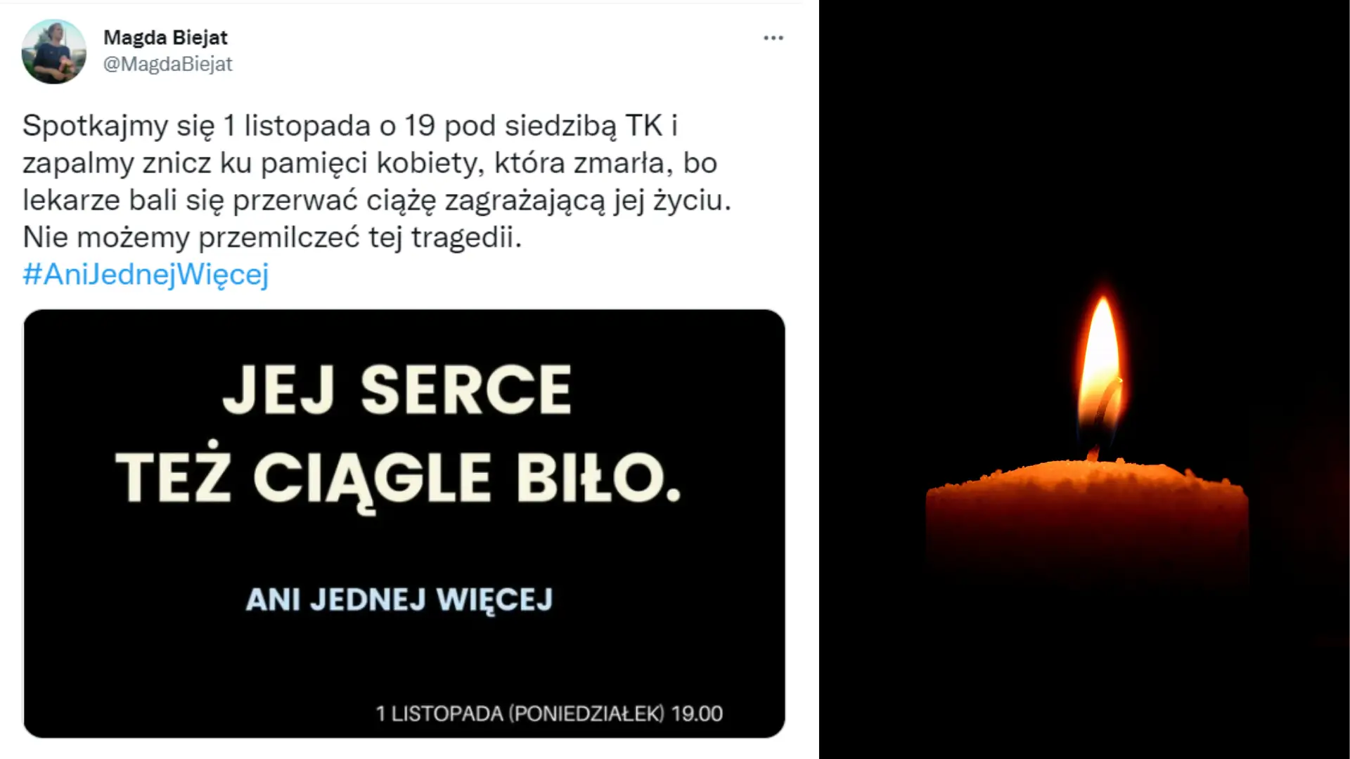 #AniJednejWięcej. Polki jednoczą się w żalu i wściekłości