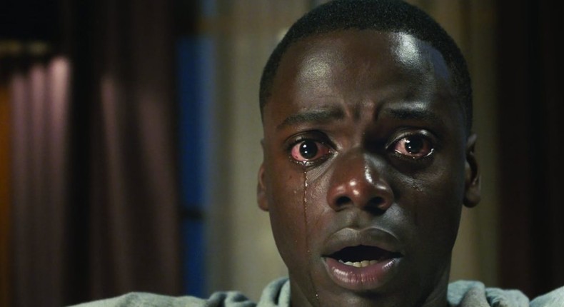 Daniel Kaluuya experiences hypnotic induced nightmares as Chris in Get Out.Universal Pictures