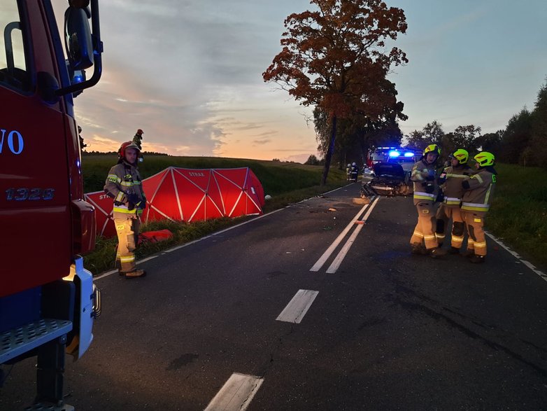 Śmiertelny wypadek w okolicach Olsztyna