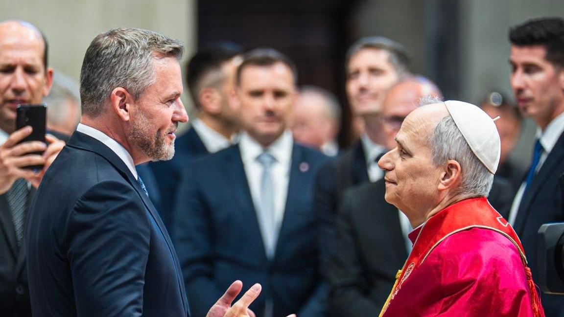 Prezident Peter Pellegrini a pápež Lev XIV.